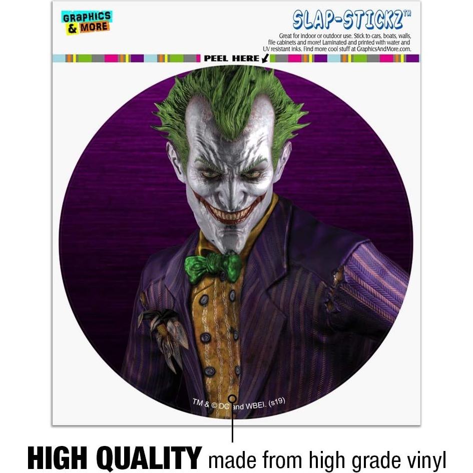 Calcomanía Batman Arkham Asylum 14 cm Vinilo Gráfico