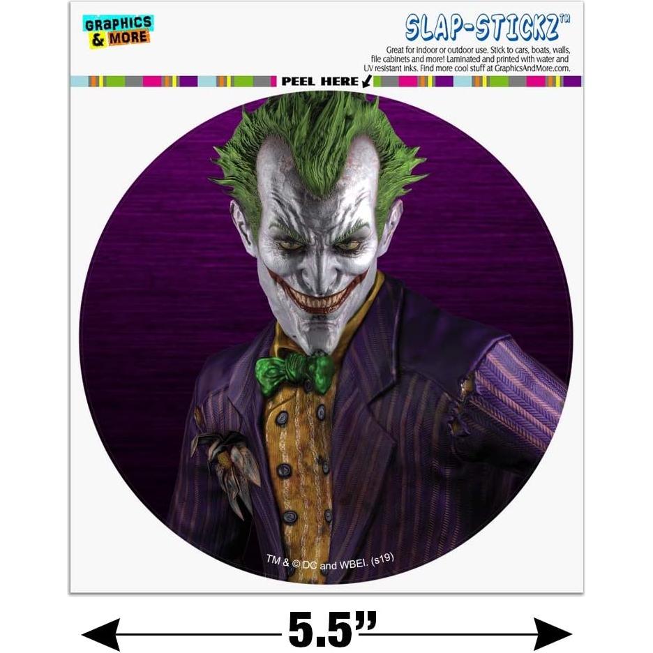 Calcomanía Batman Arkham Asylum 14 cm Vinilo Gráfico