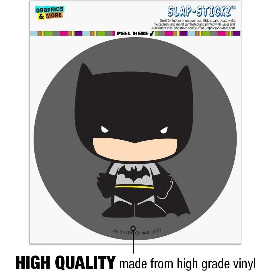 Sticker Batman Chibi 14 cm Vinilo Gráfico y Más
