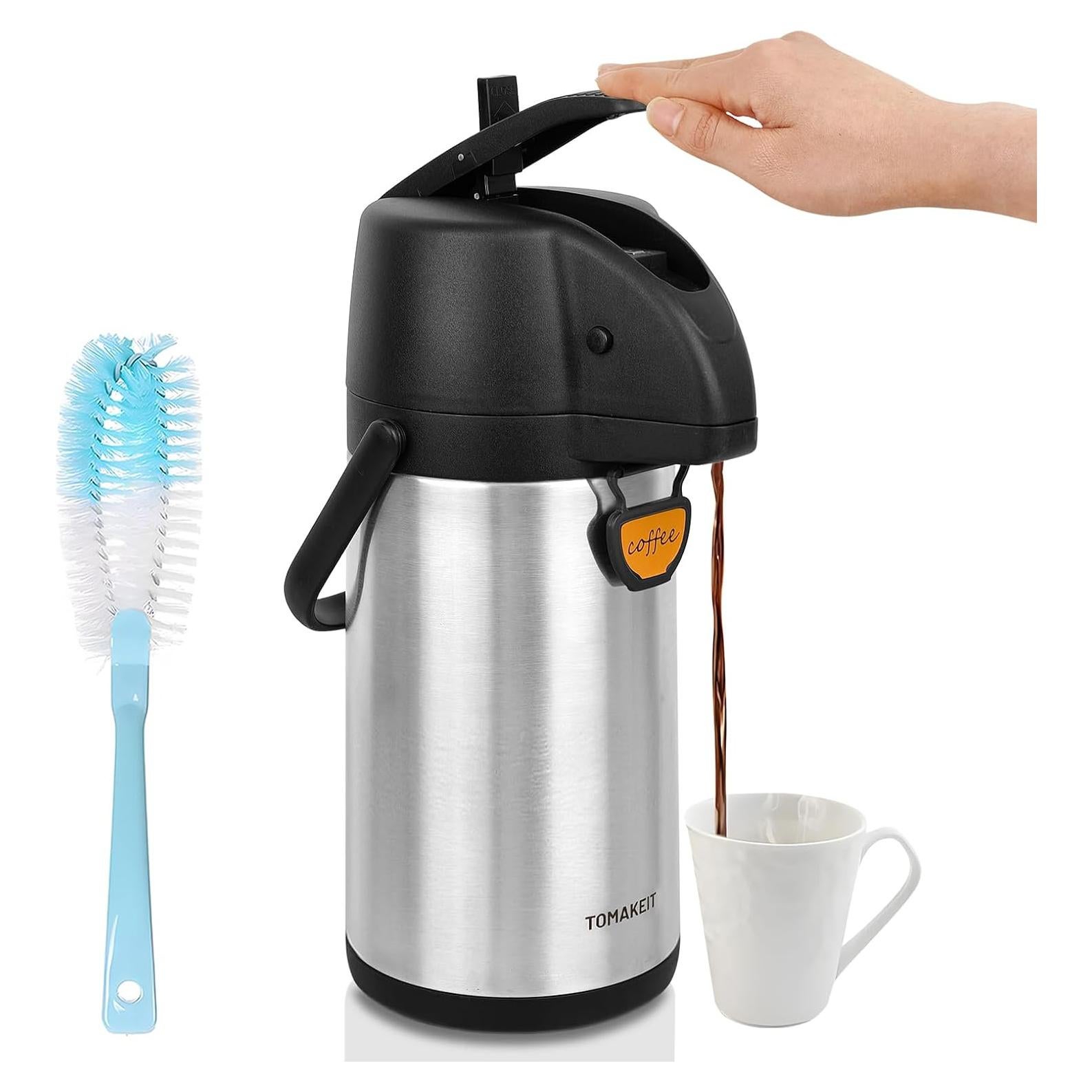 Dispensador de Café Airpot TOMAKEIT 2.2L Acero Inoxidable