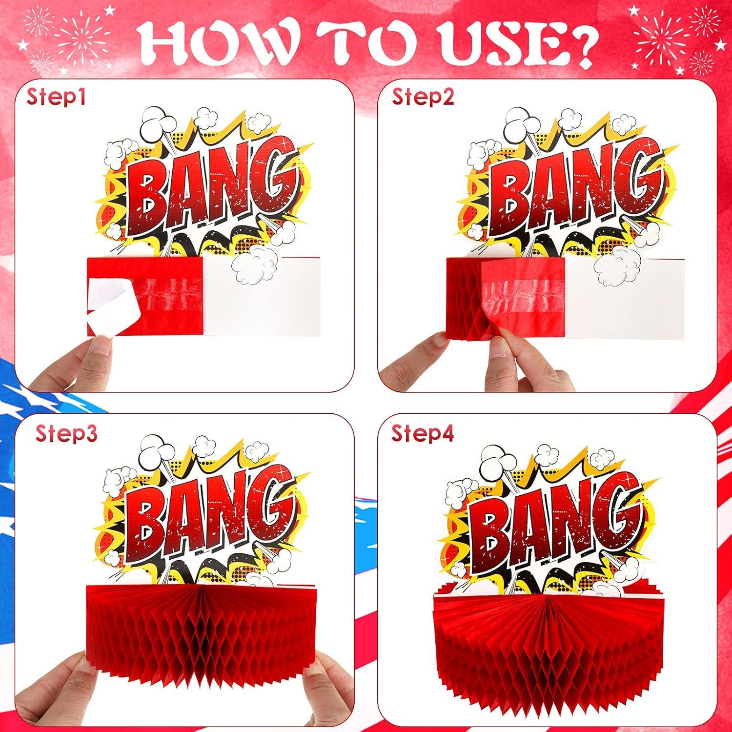 Centros de Mesa de Panal de Héroe Skylety 6 Pcs 19x19 cm