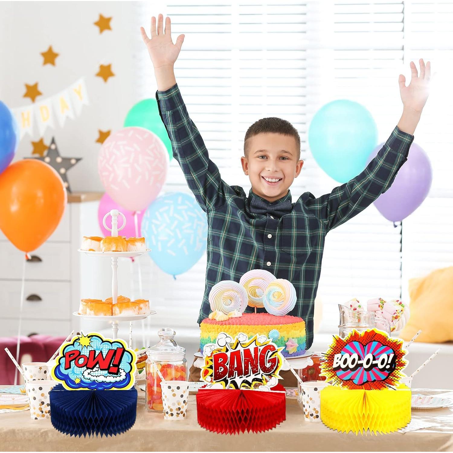 Centros de Mesa de Panal de Héroe Skylety 6 Pcs 19x19 cm