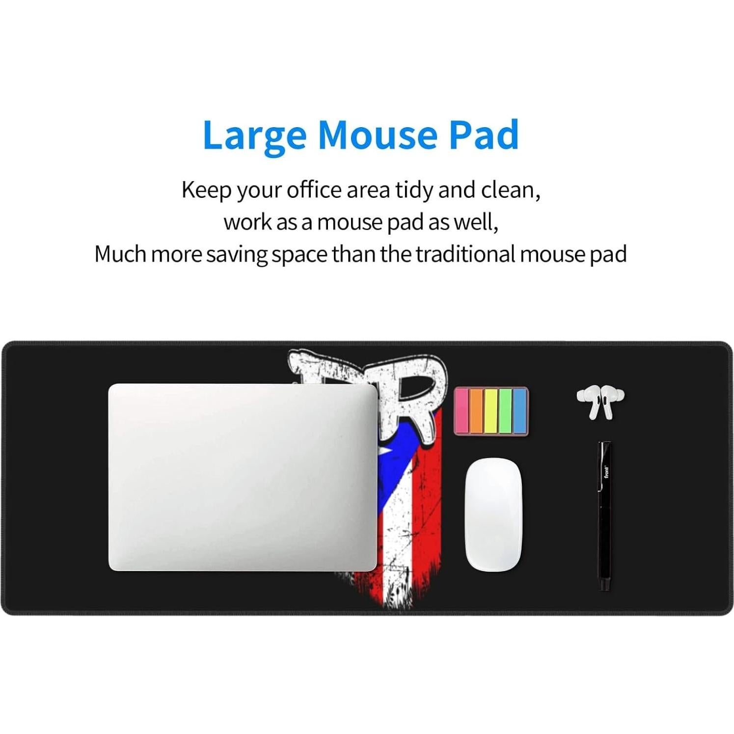 Alfombrilla de Ratón Grande Mqtzyiwx 80x30cm Antideslizante