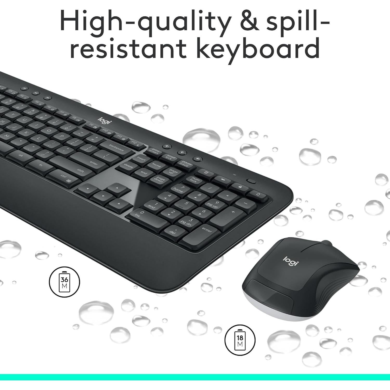 Combo Teclado y Ratón Logitech MK540 Inalámbrico Avanzado