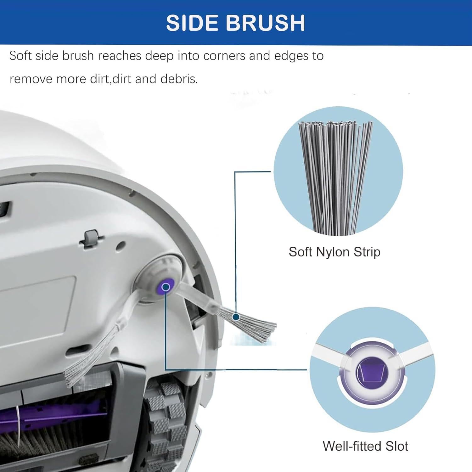 Accesorios de Repuesto LUZMQ para Aspiradora Robot Narwal Freo X Ultra