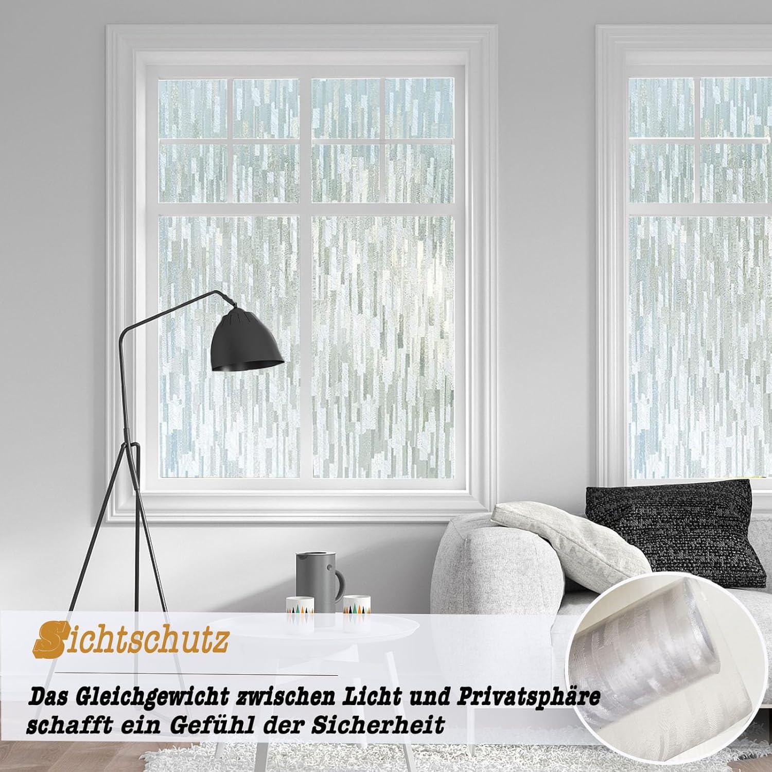 Película de Privacidad para Ventanas Ycheng 44.5x200cm Esmerilada