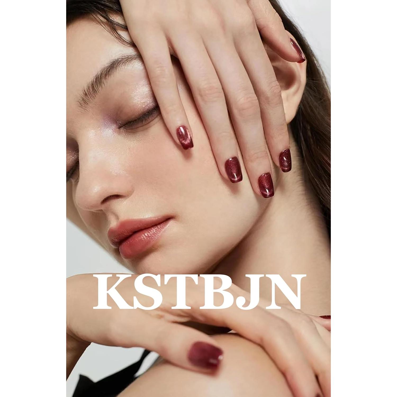 24 Uñas Postizas Almendra KSTBJN Doradas Reutilizables