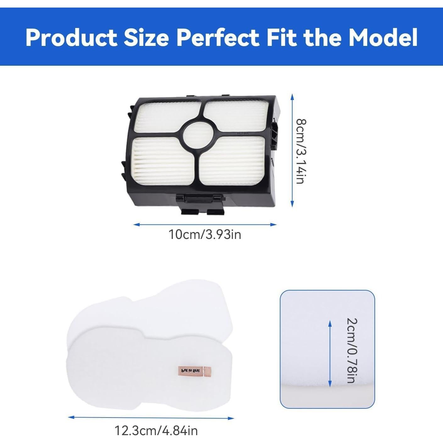 Filtros de Reemplazo HEPA Sgizoku HZ3002 para Aspiradora Shark