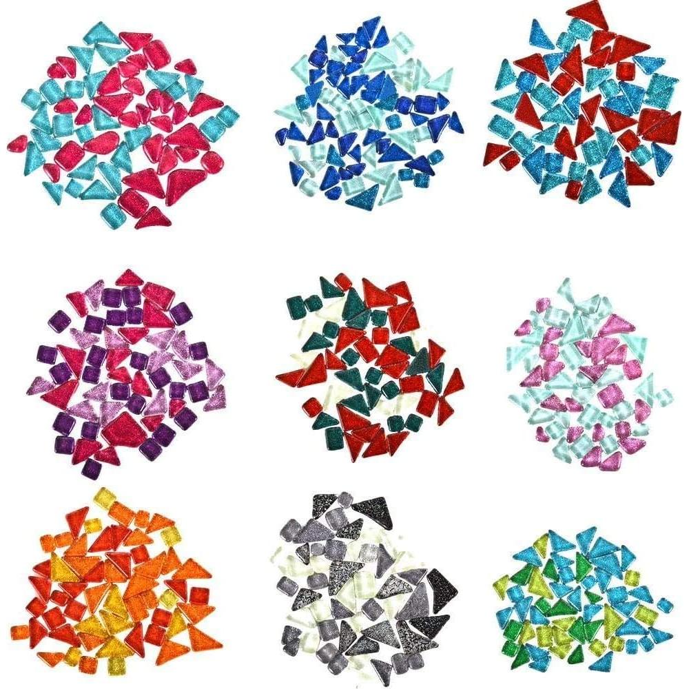 200g Azulejos de Mosaico Brillante Esweny para Manualidades