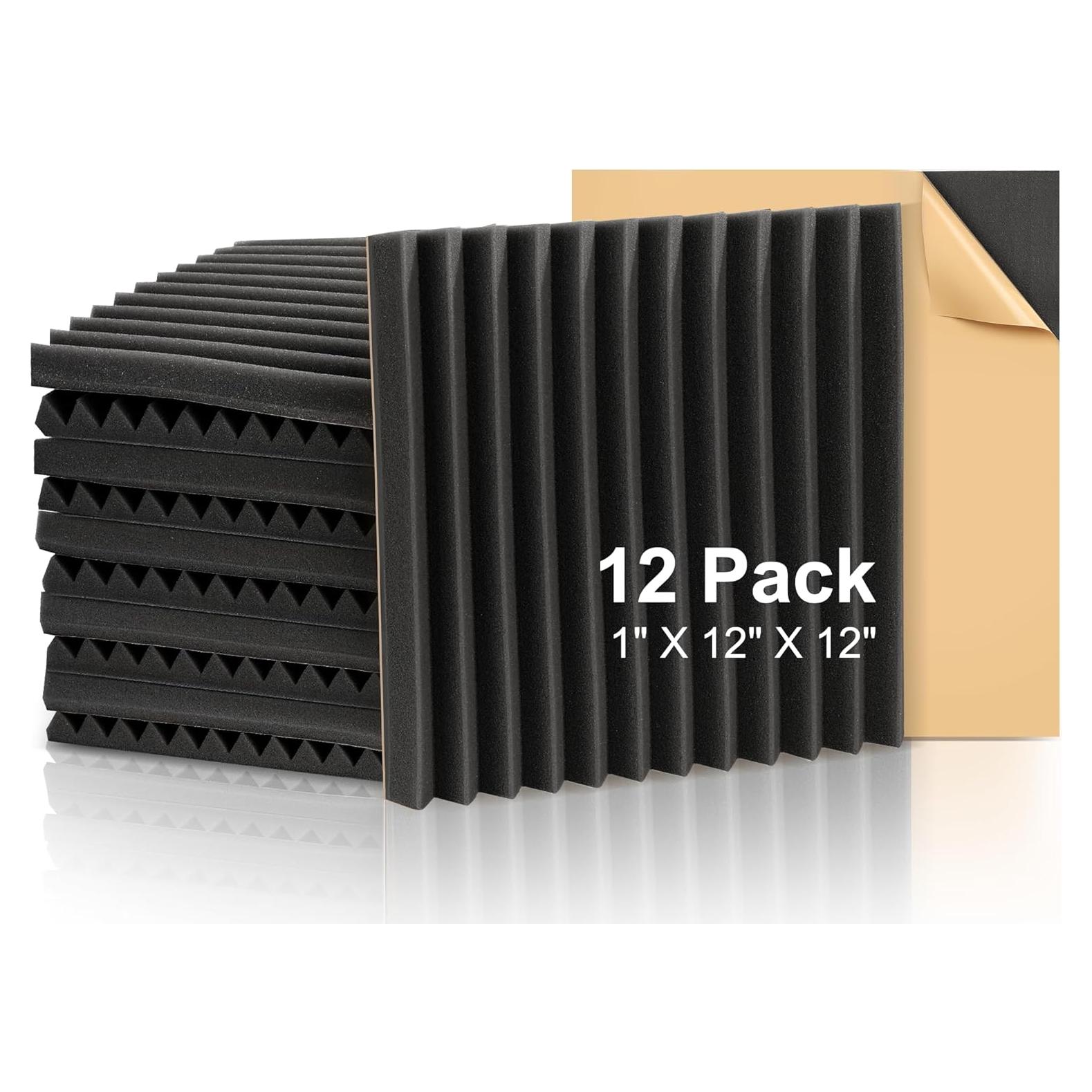 Paneles Acústicos Autoadhesivos Fstop Labs 30x30 cm - 12 Piezas