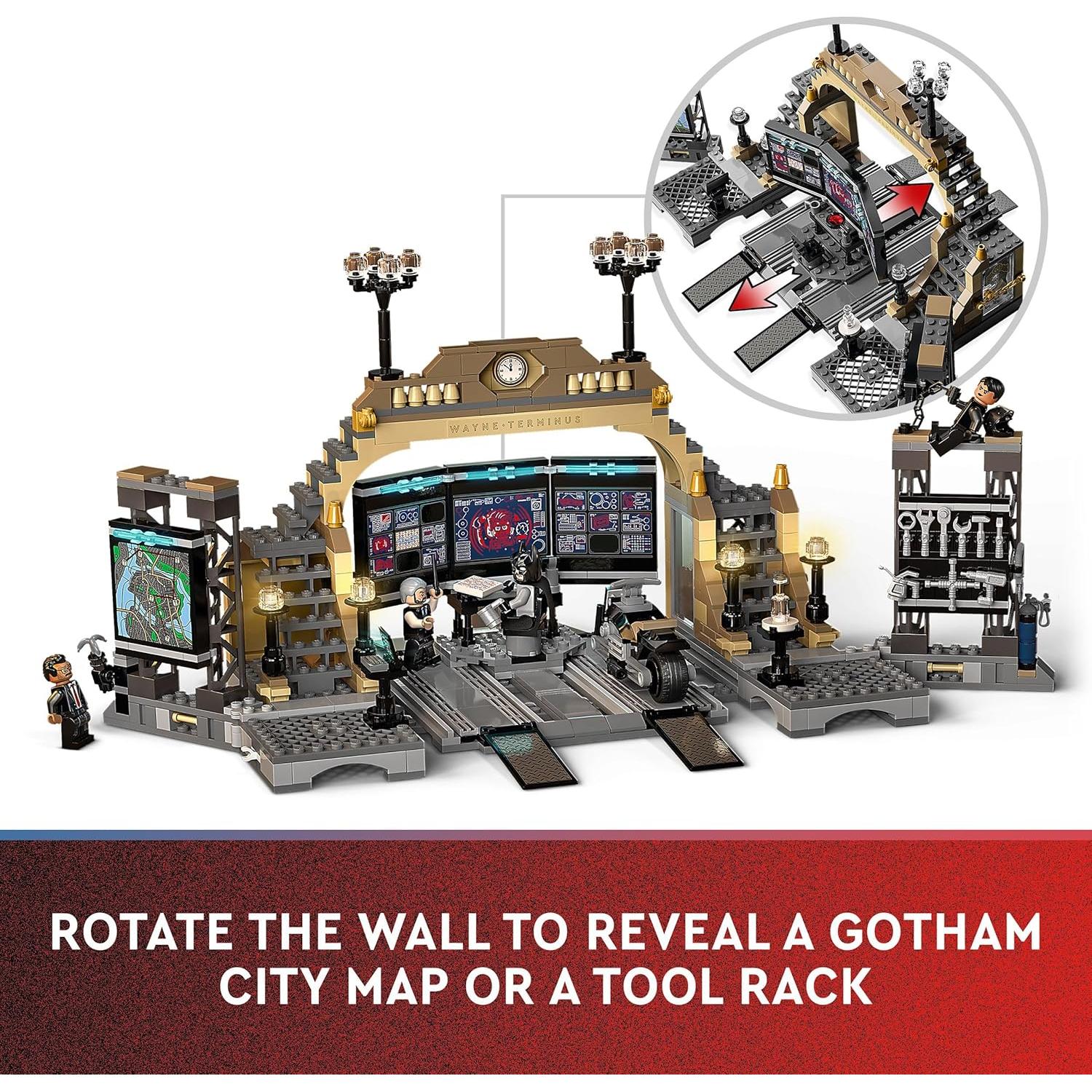 LEGO DC Batman Batcave 76183 con 6 Minifiguras 581 Piezas