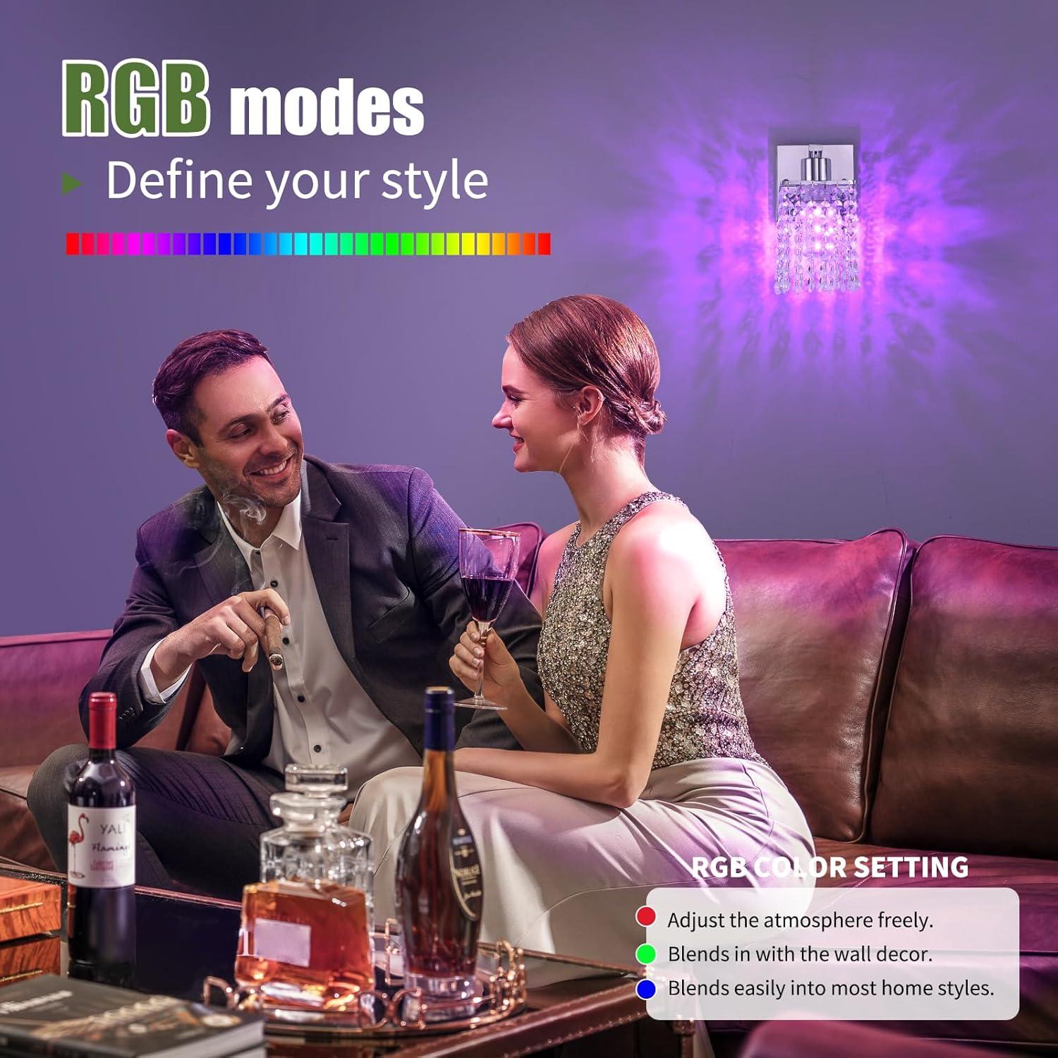 Aplique de Pared Inalámbrico Recargable 5200mAh con Control Remoto