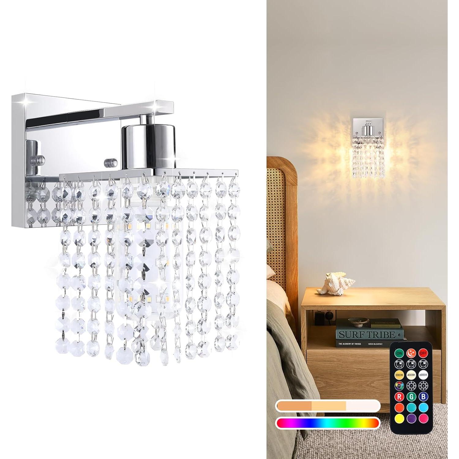 Aplique de Pared Inalámbrico Recargable 5200mAh con Control Remoto