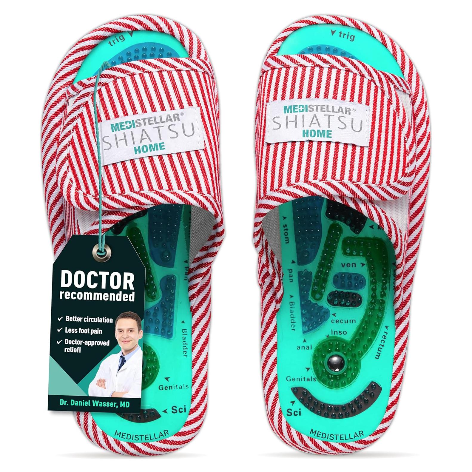 Chanclas de Masaje Acupresión Medistellar MS32 - Alivio Fascitis Plantar