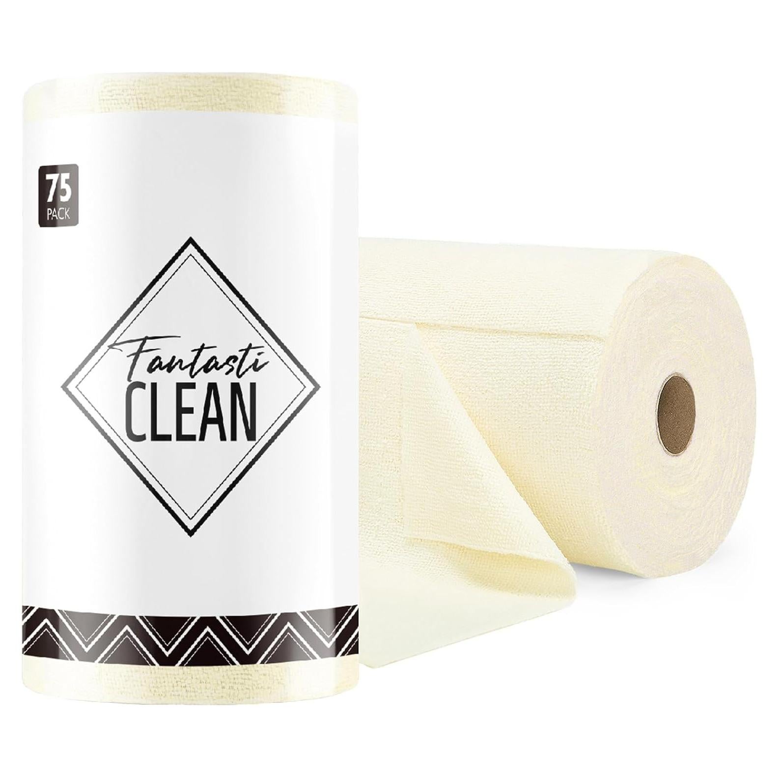 Paños de Microfibra Fantasticlean 75 Unidades 30.48x30.48cm Beige