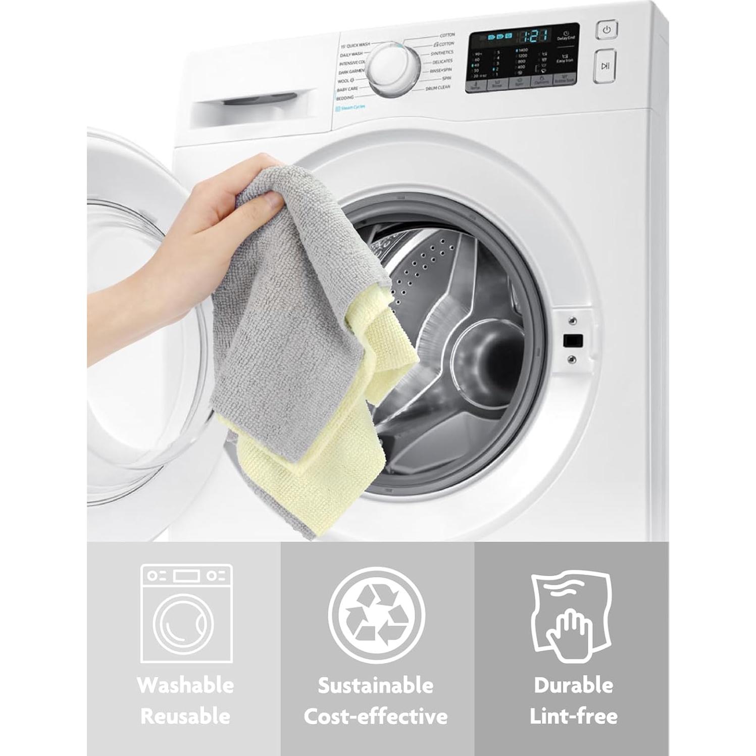 Paños de Microfibra Fantasticlean 75 Unidades 30.48x30.48cm Beige