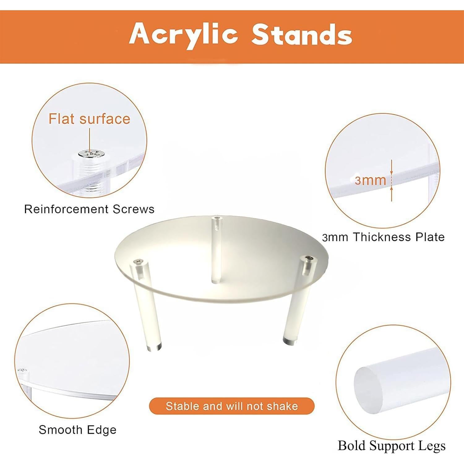 Soporte para Dispensador de Bebidas Acrílico ZHIVEZEN 20 cm