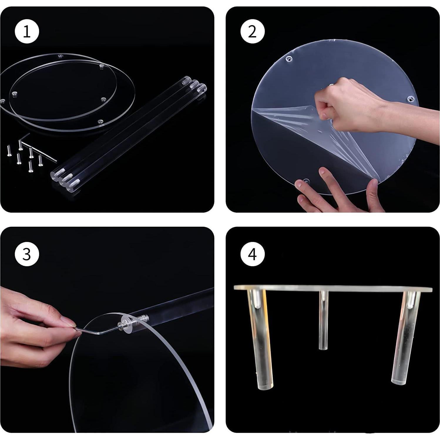 Soporte para Dispensador de Bebidas Acrílico ZHIVEZEN 20 cm