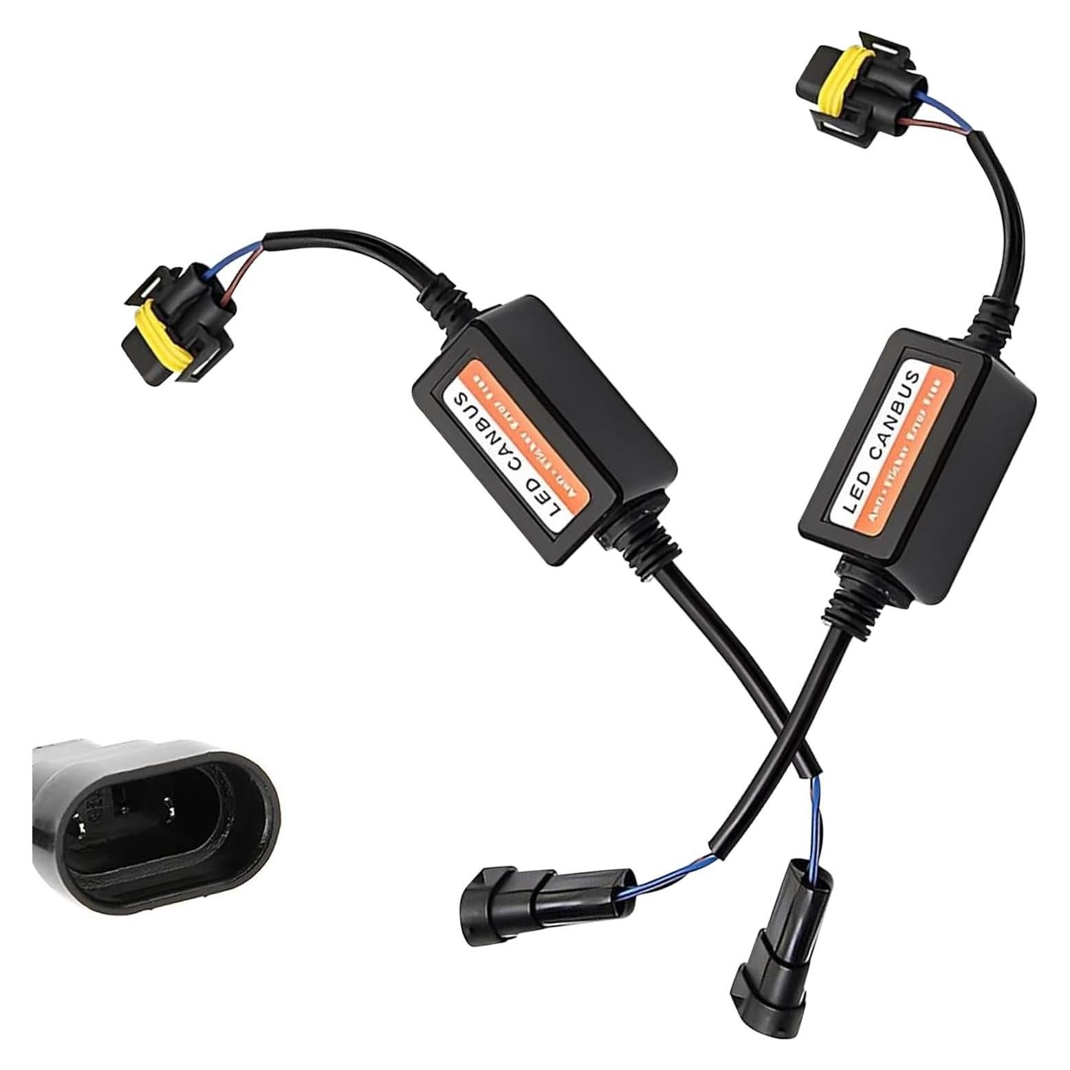 Decodificador LED H11 H8 H9 Polcatay 2 PCS Anti Parpadeo