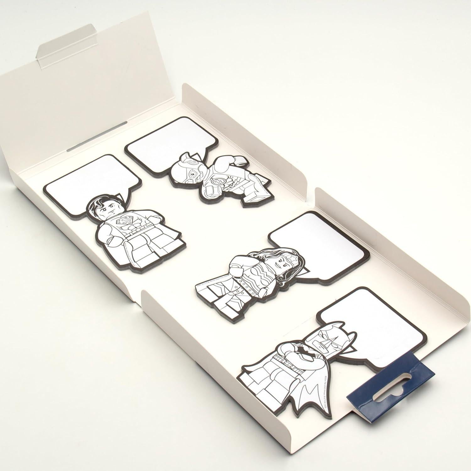 Notas Adhesivas para Colorear LEGO Batman 4 Blocs 25 Hojas