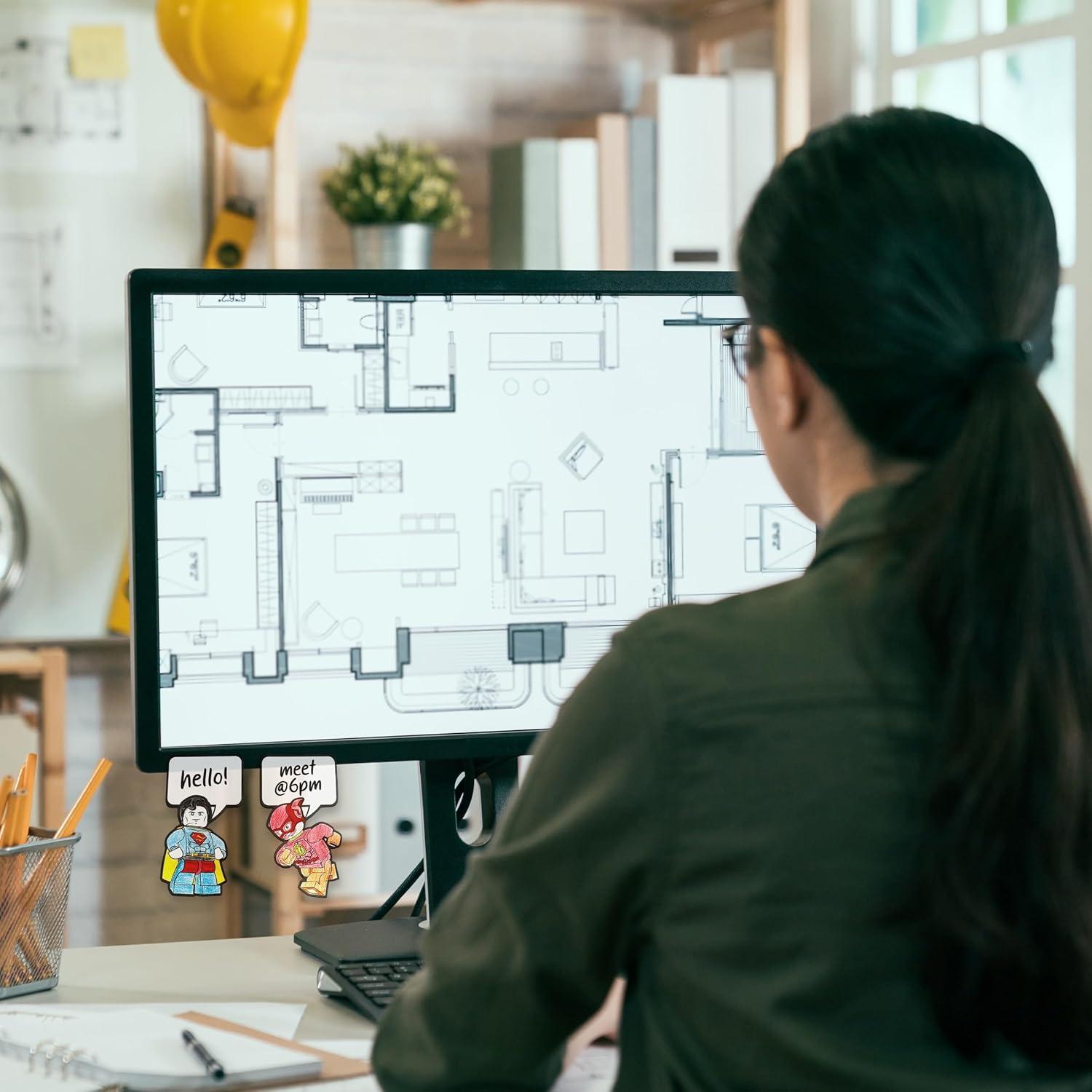 Notas Adhesivas para Colorear LEGO Batman 4 Blocs 25 Hojas