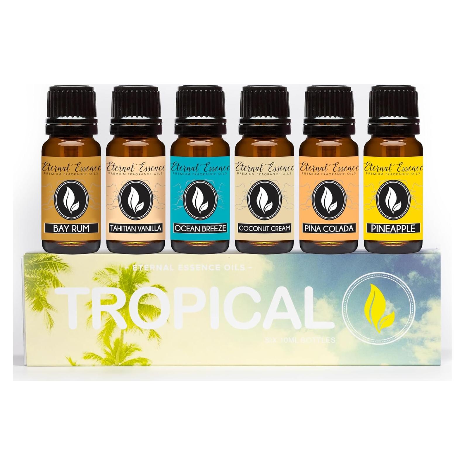 Set de 6 Aceites Aromáticos Tropicales Eternal Essence - 10ml