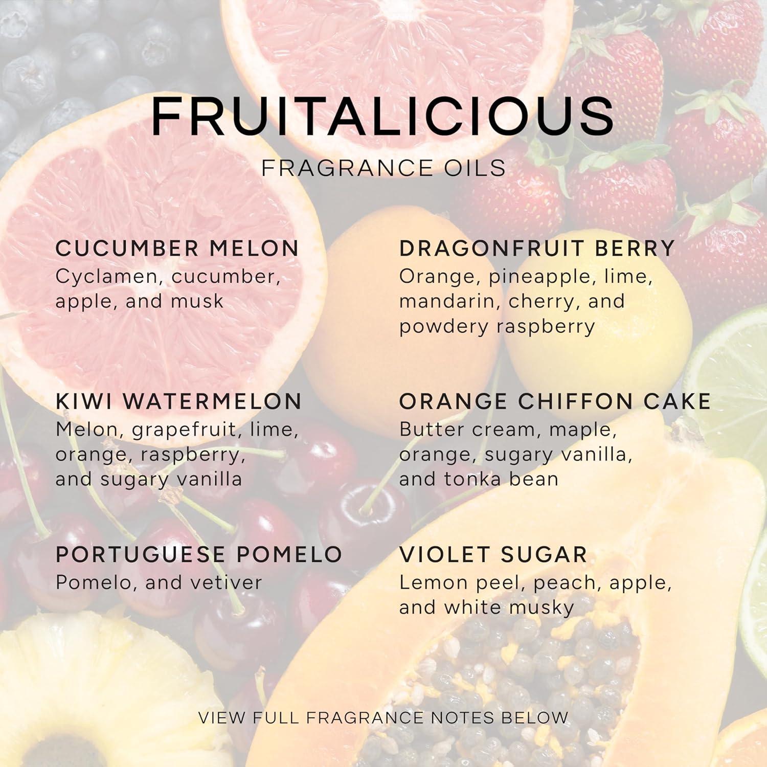 Set de 6 Aceites Aromáticos Fruitalicious Eternal Essence 10ml