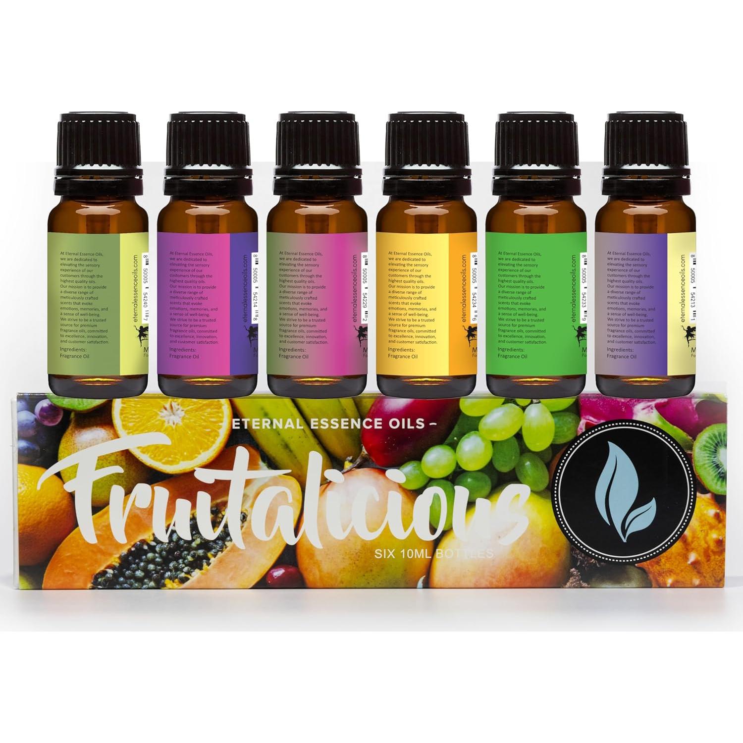 Set de 6 Aceites Aromáticos Fruitalicious Eternal Essence 10ml