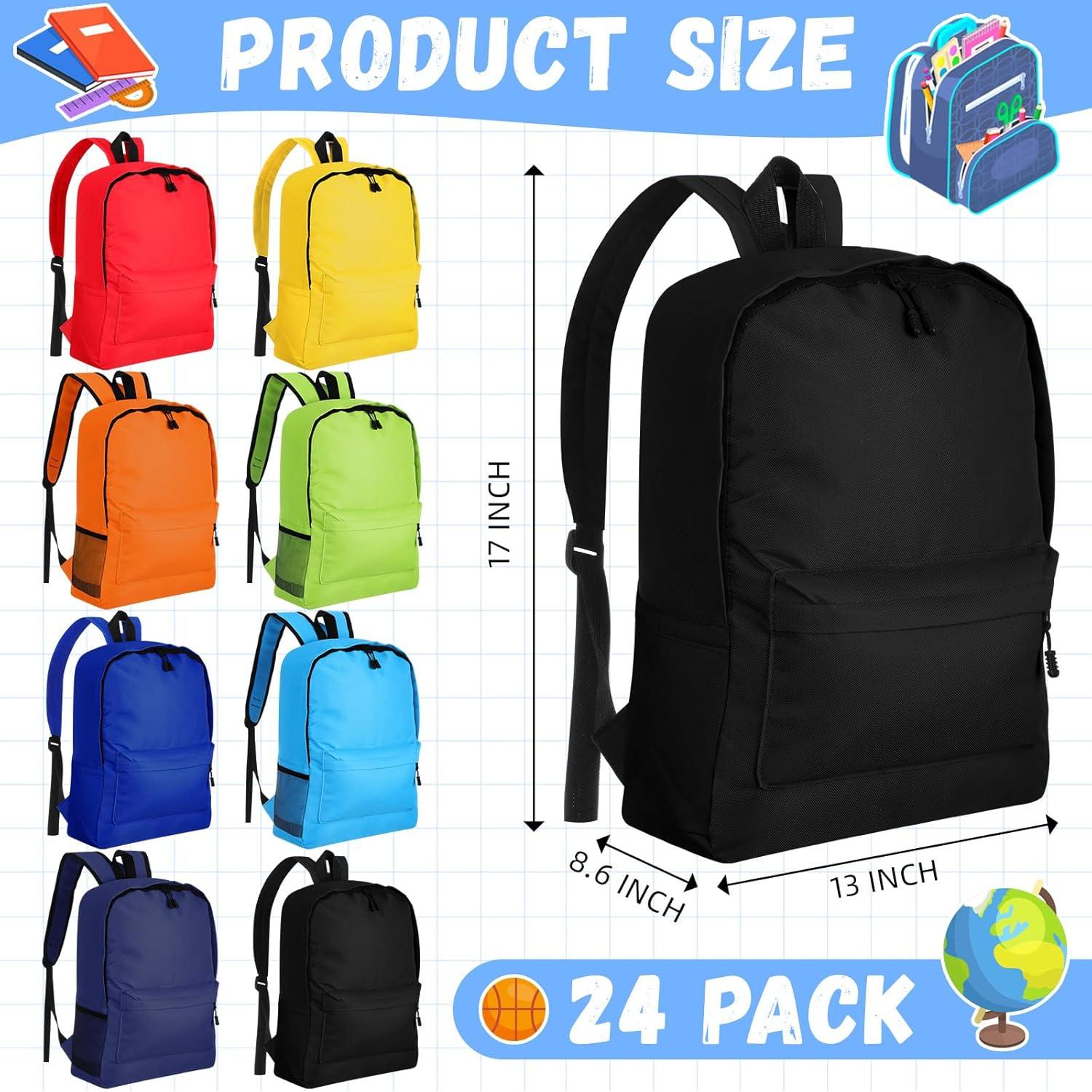 Mochilas escolares Paterr 24 Pack 43 cm ligeras colores variados