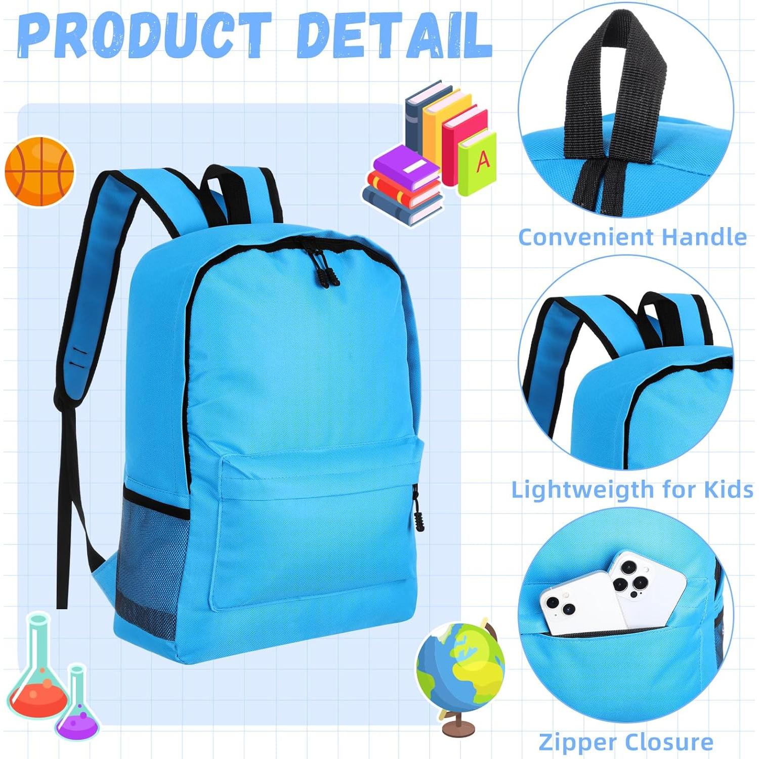 Mochilas escolares Paterr 24 Pack 43 cm ligeras colores variados