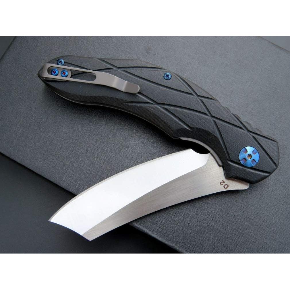 Cuchillo Plegable Eafengrow EF919 Acero D2 Mango G10 Negro