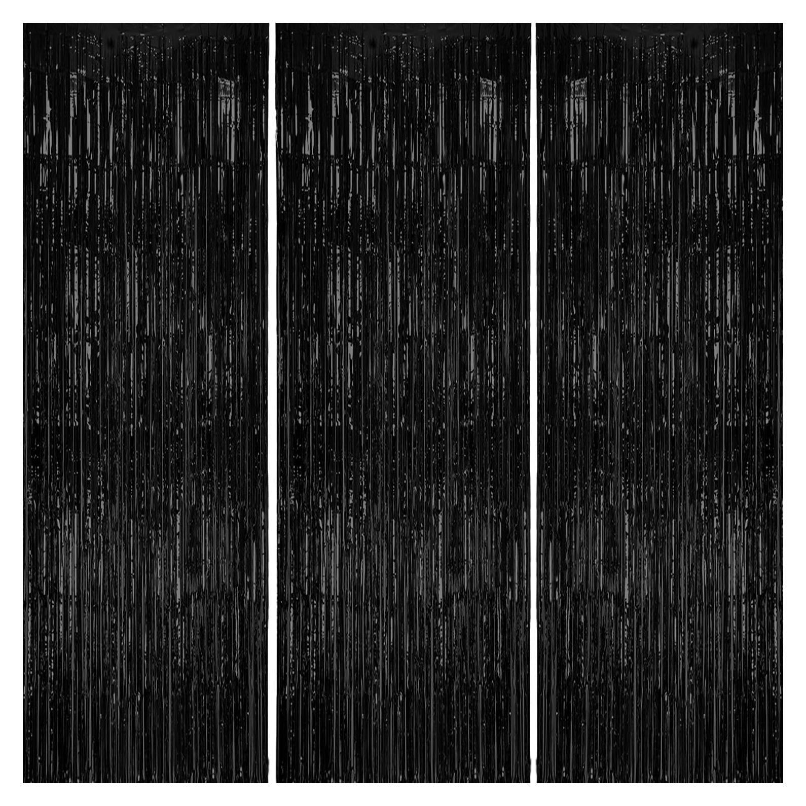 Paquete de 3 Fondos de Flecos de Papel de Aluminio DECOCKRAT 1x2.5m