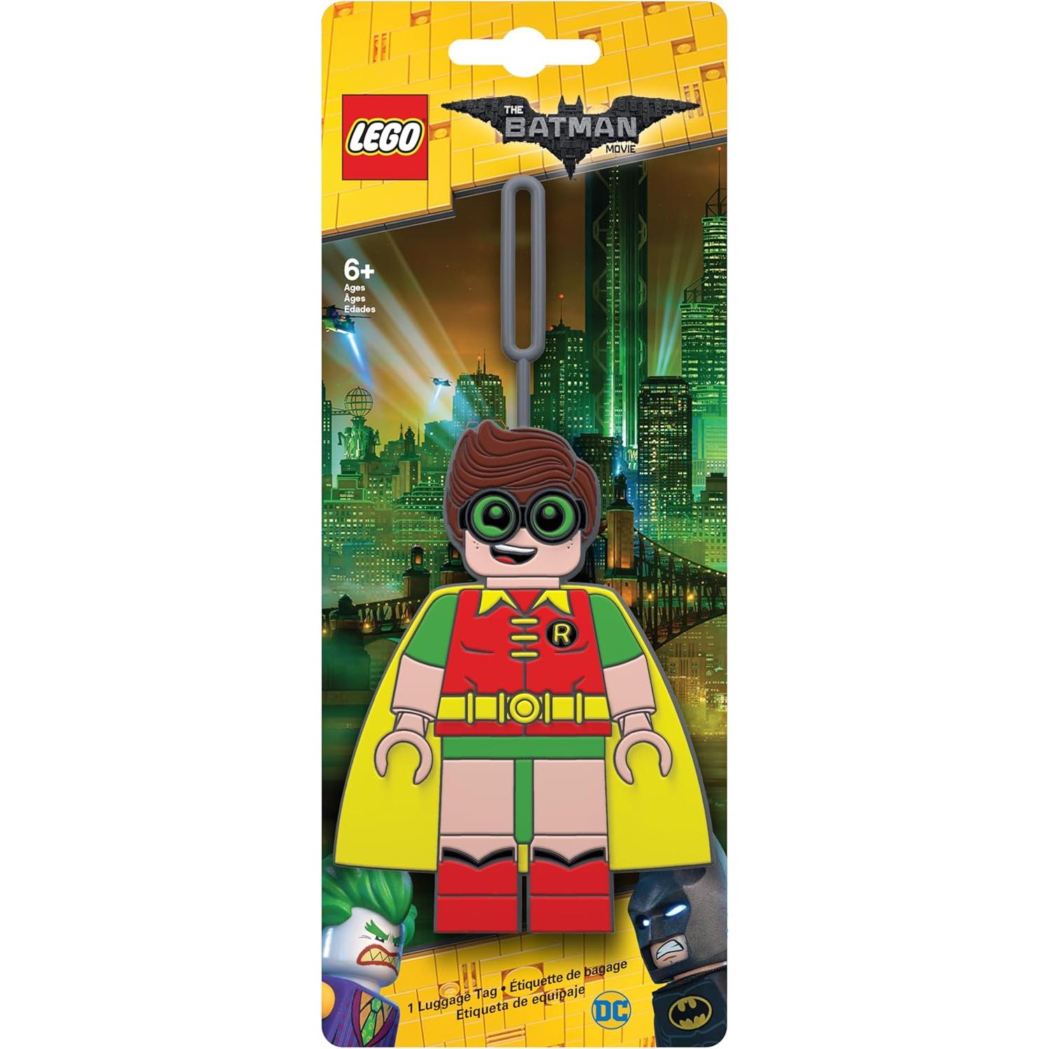 Etiqueta de Equipaje Robin LEGO Batman 30x30cm Silicona