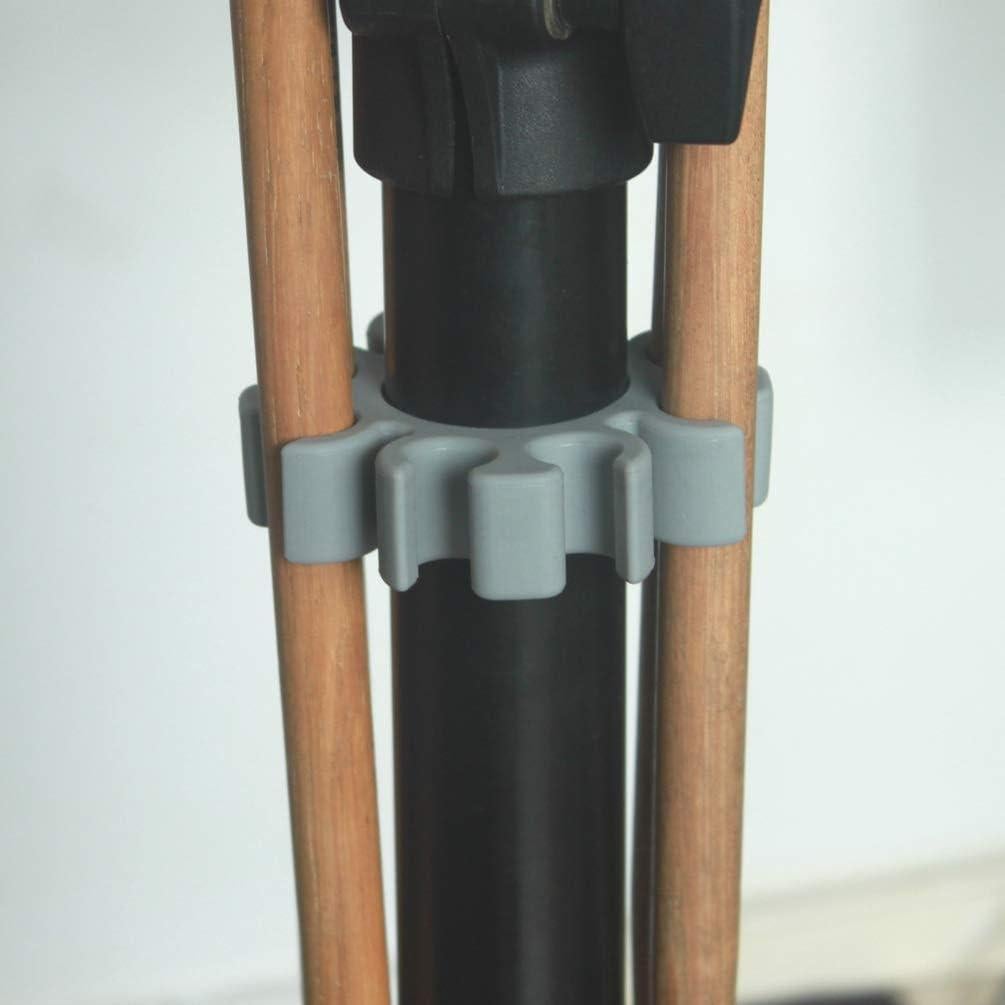 Clips de Soporte para Palos de Batería Gunking 4 Pares Silicona