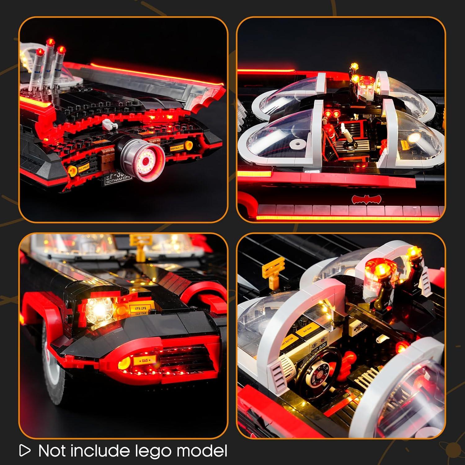 Kit de Iluminación LED LIGHTAILING para Lego 76328 Batmobile