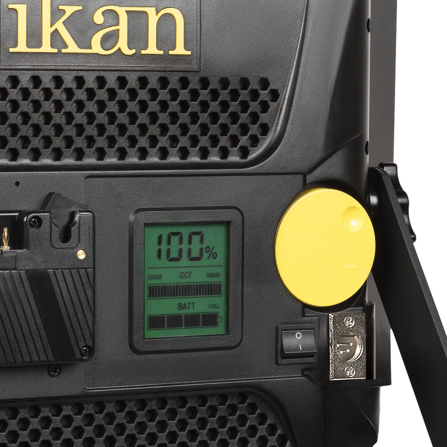 Luz LED Bi-Color Ikan Rayden RB10 3200K-5600K Ajustable