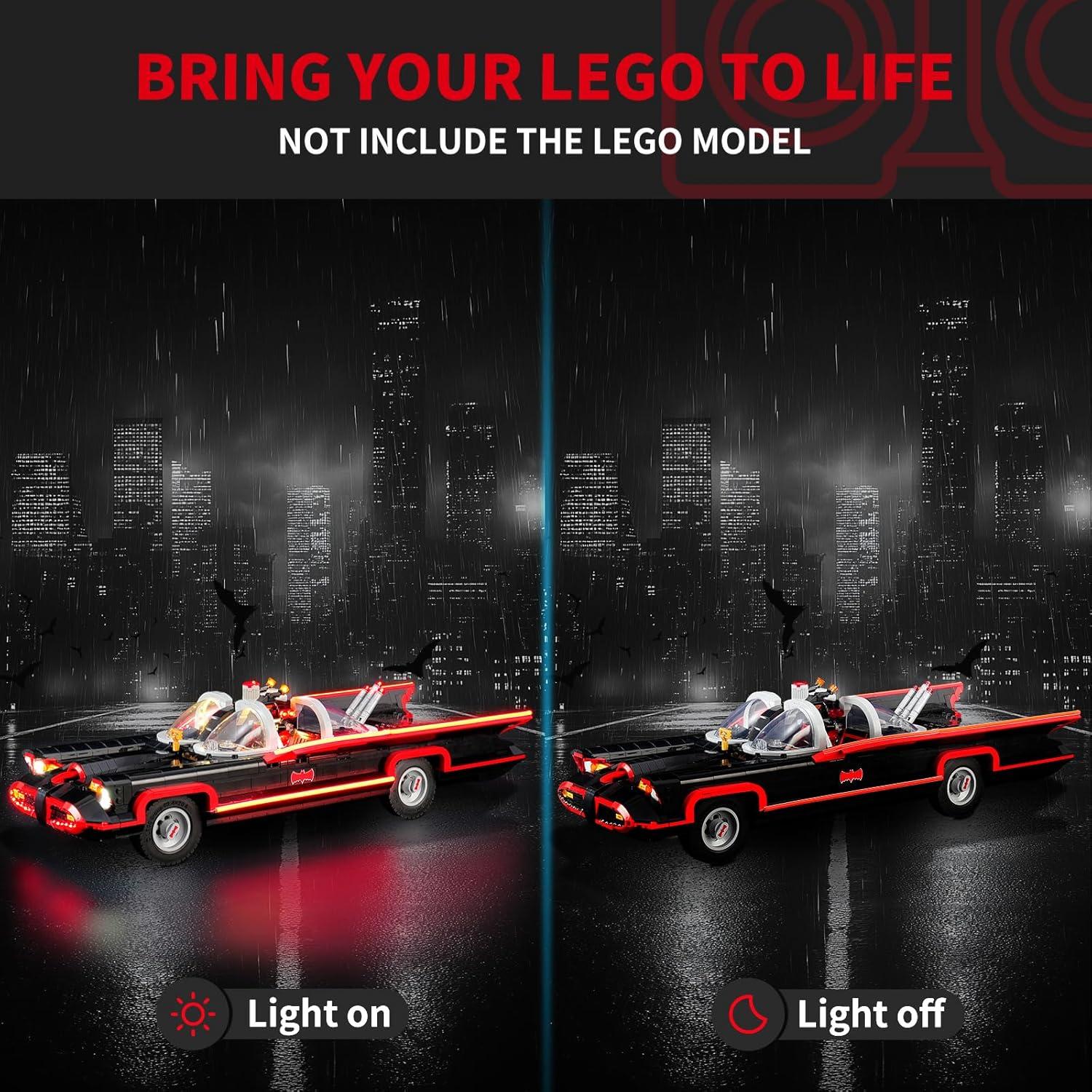 Kit de Luz LED BRIKSMAX para Lego 76328 Batmobile - Iluminación Innovadora