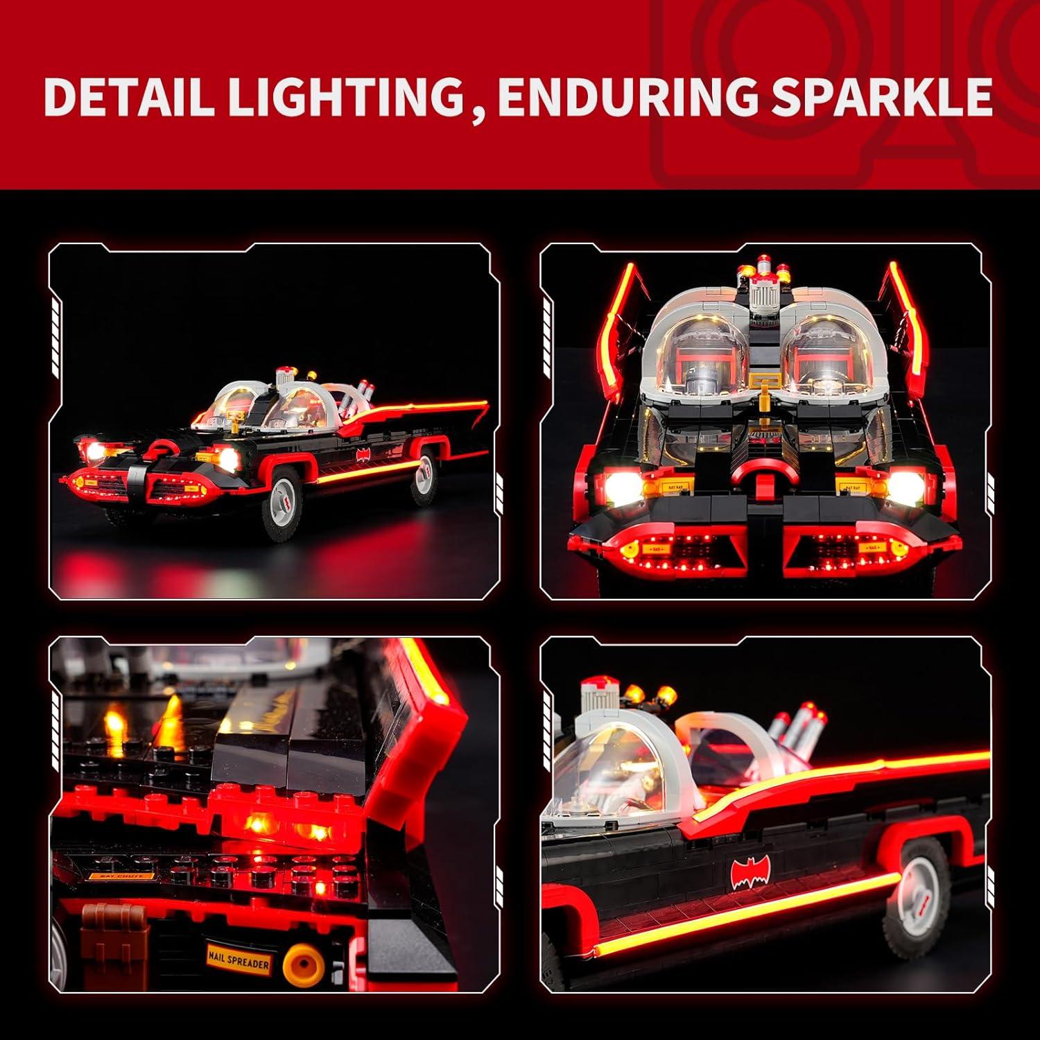 Kit de Luz LED BRIKSMAX para Lego 76328 Batmobile - Iluminación Innovadora