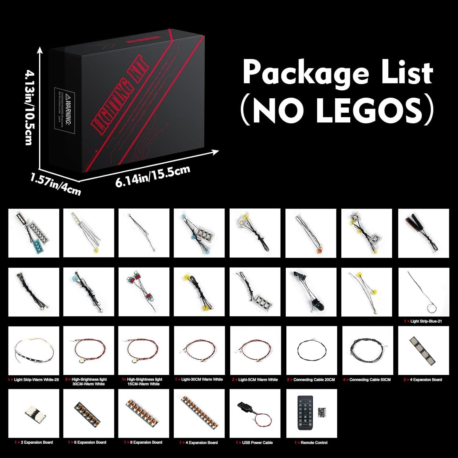 Kit de Iluminación LED Brickshining para LEGO Batman 76271