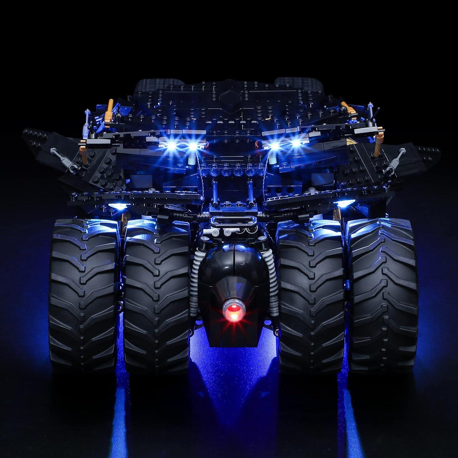 Kit de Iluminación LED BRIKSMAX para Batmóvil LEGO 76240
