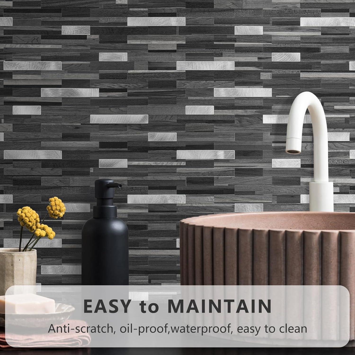 Azulejo de Salpicadero Autoadhesivo STICKGOO PVC 30.48x29.74cm