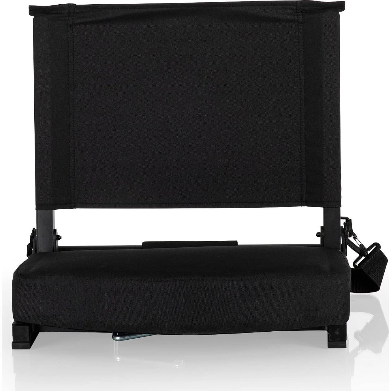 Silla Plegable Portátil PICNIC TIME Gridiron Negro 45.5x36x45 cm