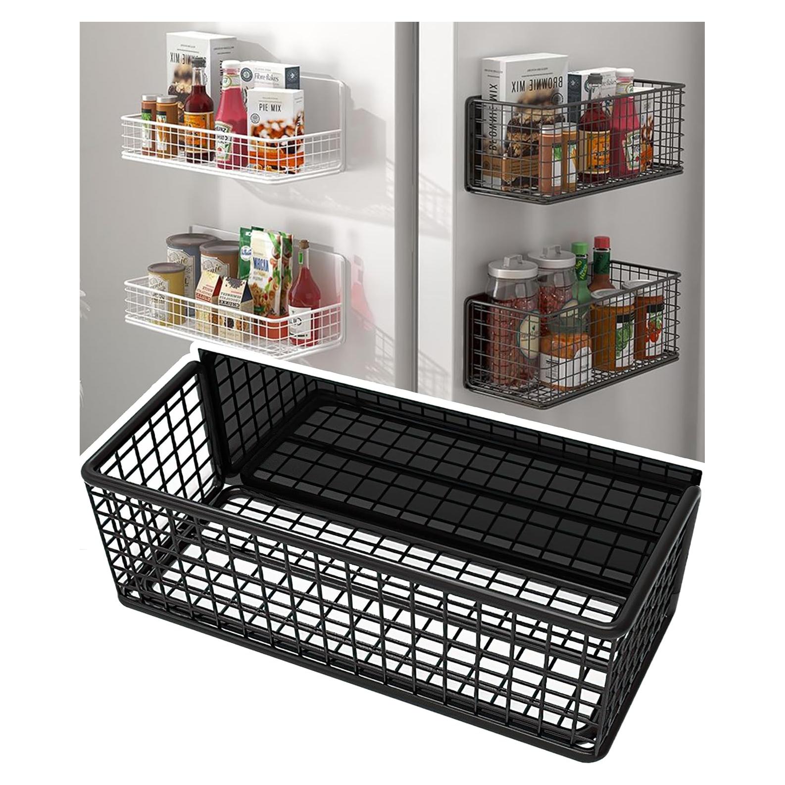 Cesta Magnética Organizador Buyyyit 24x10x8 cm Negro