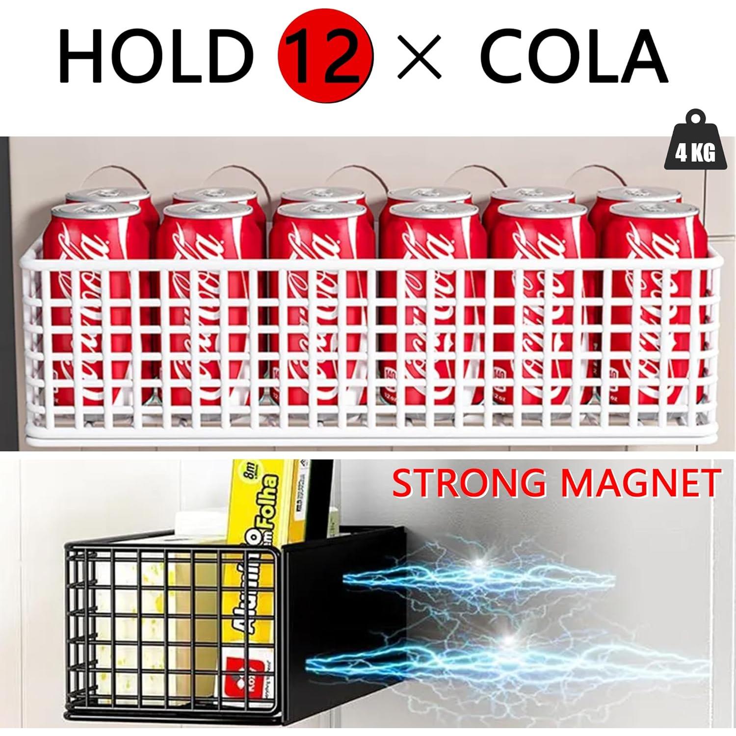 Cesta Magnética Organizador Buyyyit 24x10x8 cm Negro