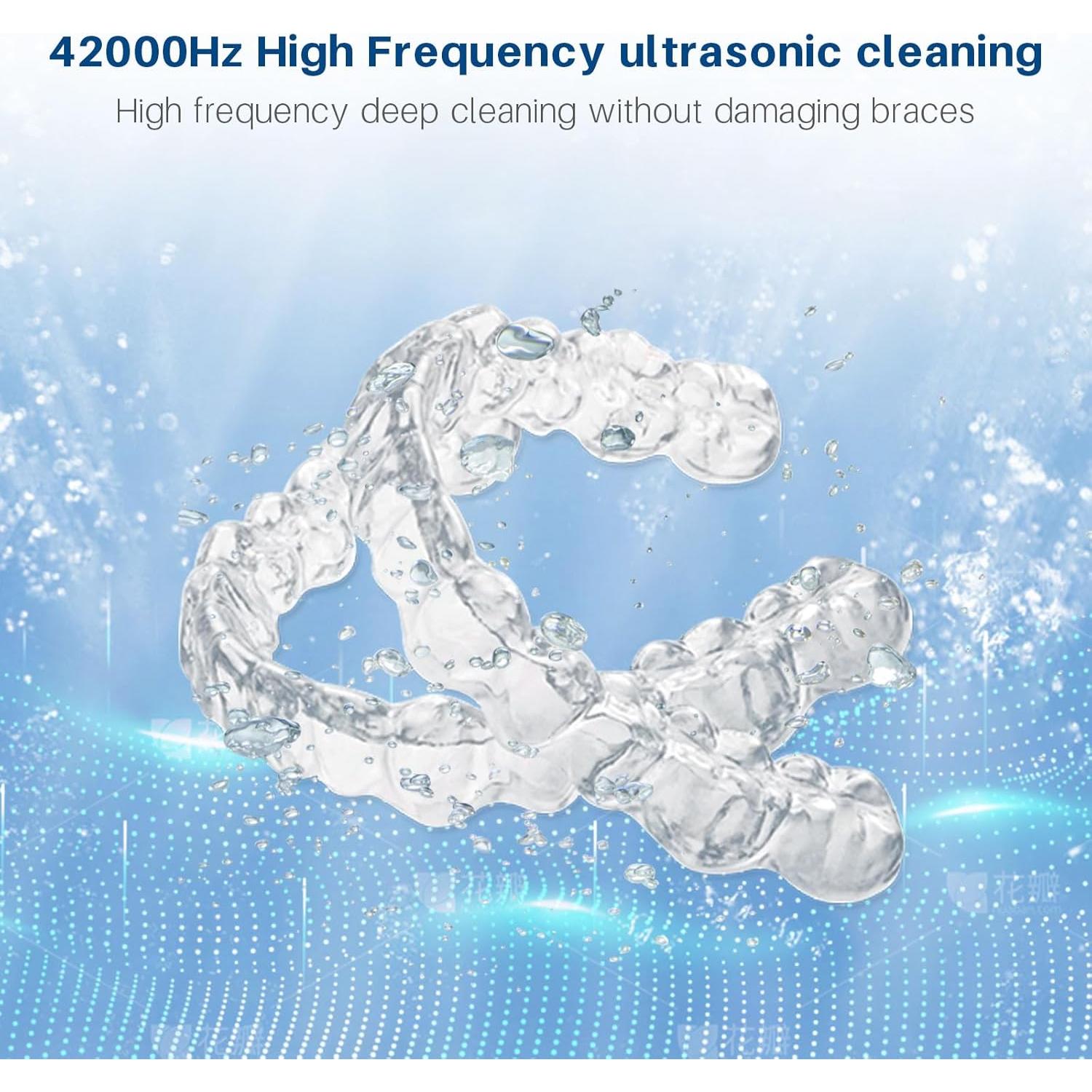 Limpiador Ultrasonico UV Voraiya para Dentaduras y Retenedores