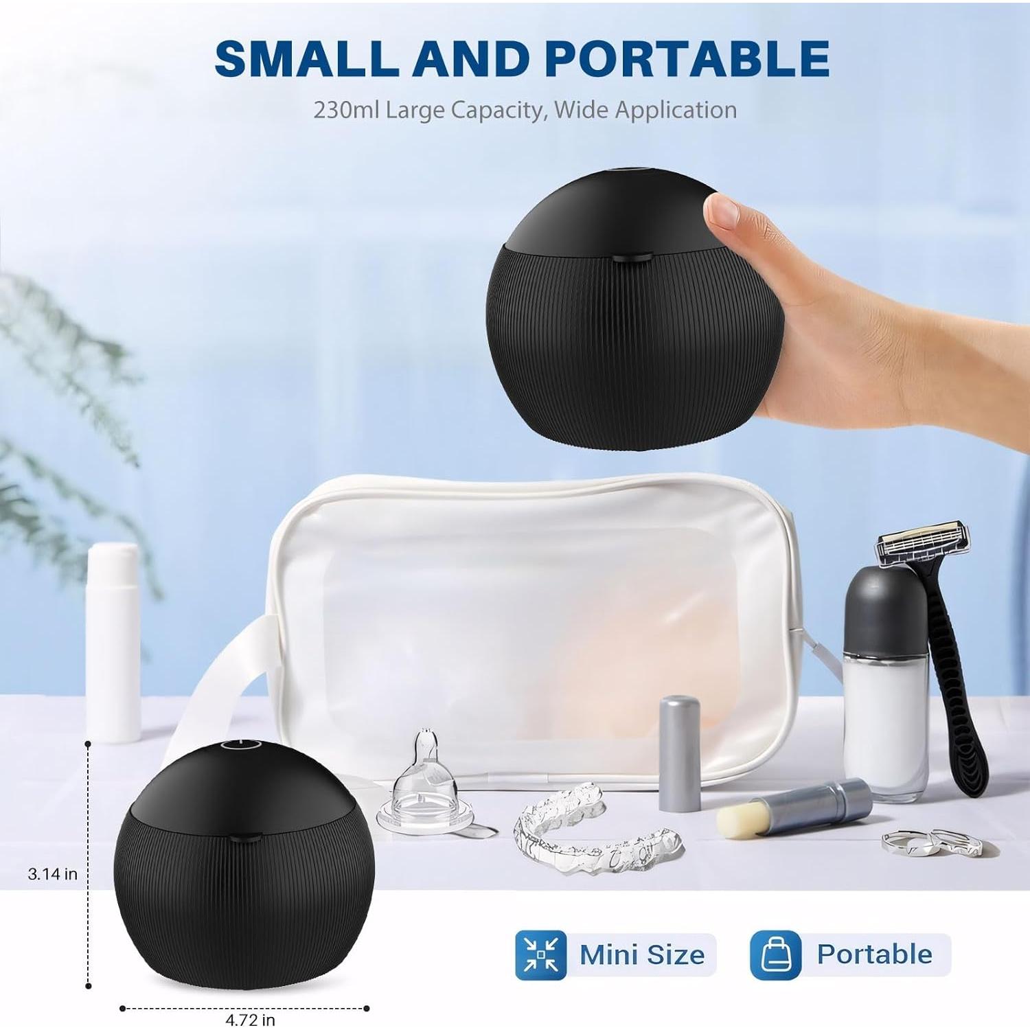 Limpiador Ultrasonico UV Voraiya para Dentaduras y Retenedores