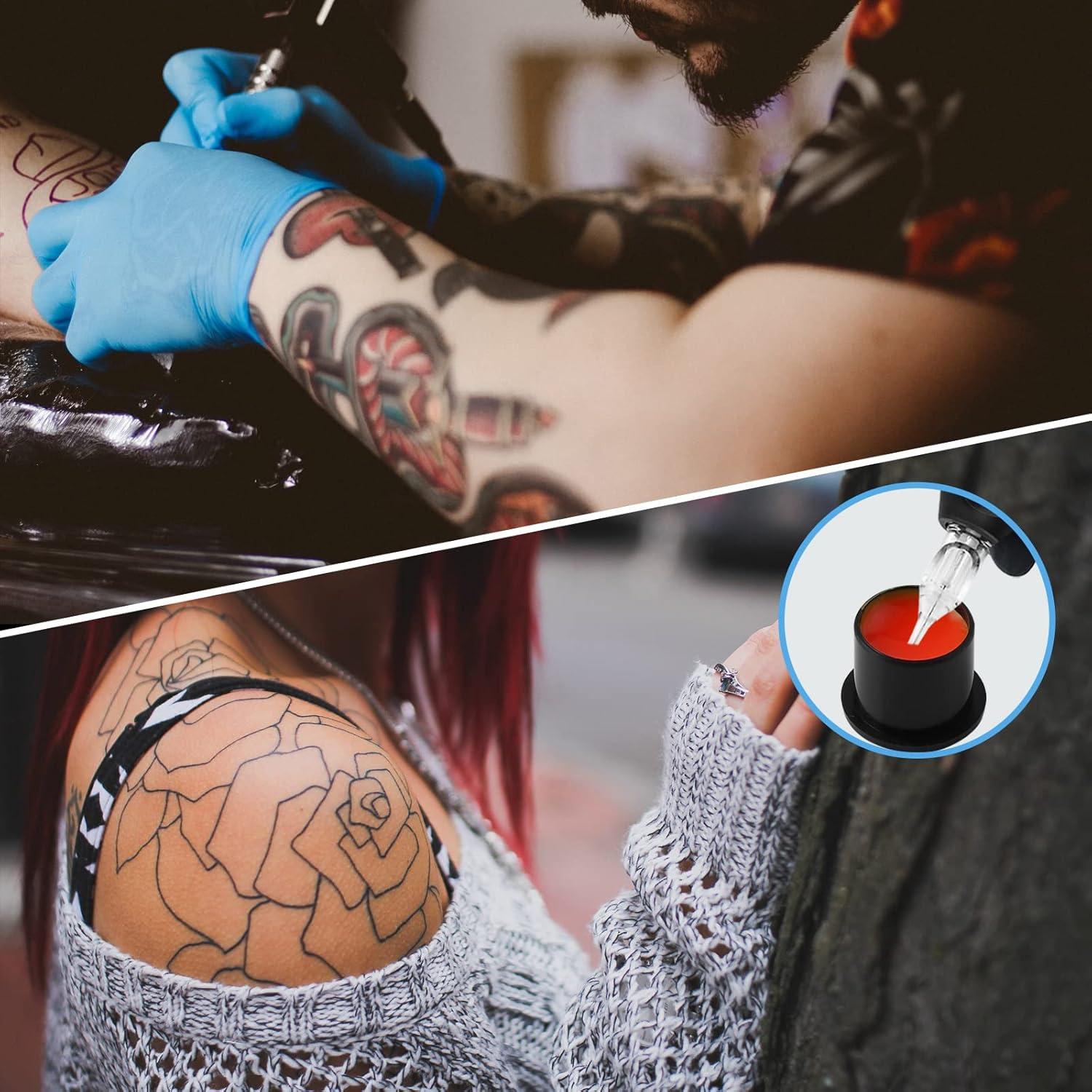 Tazas de Tinta para Tatuajes Autdor 1000Pcs 11mm Reutilizables