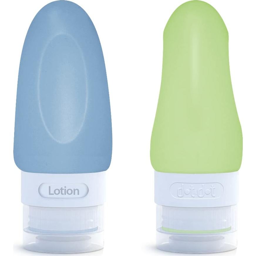 Botellas de Viaje a Prueba de Fugas Dot&Dot - 4 Piezas 37.5 ml