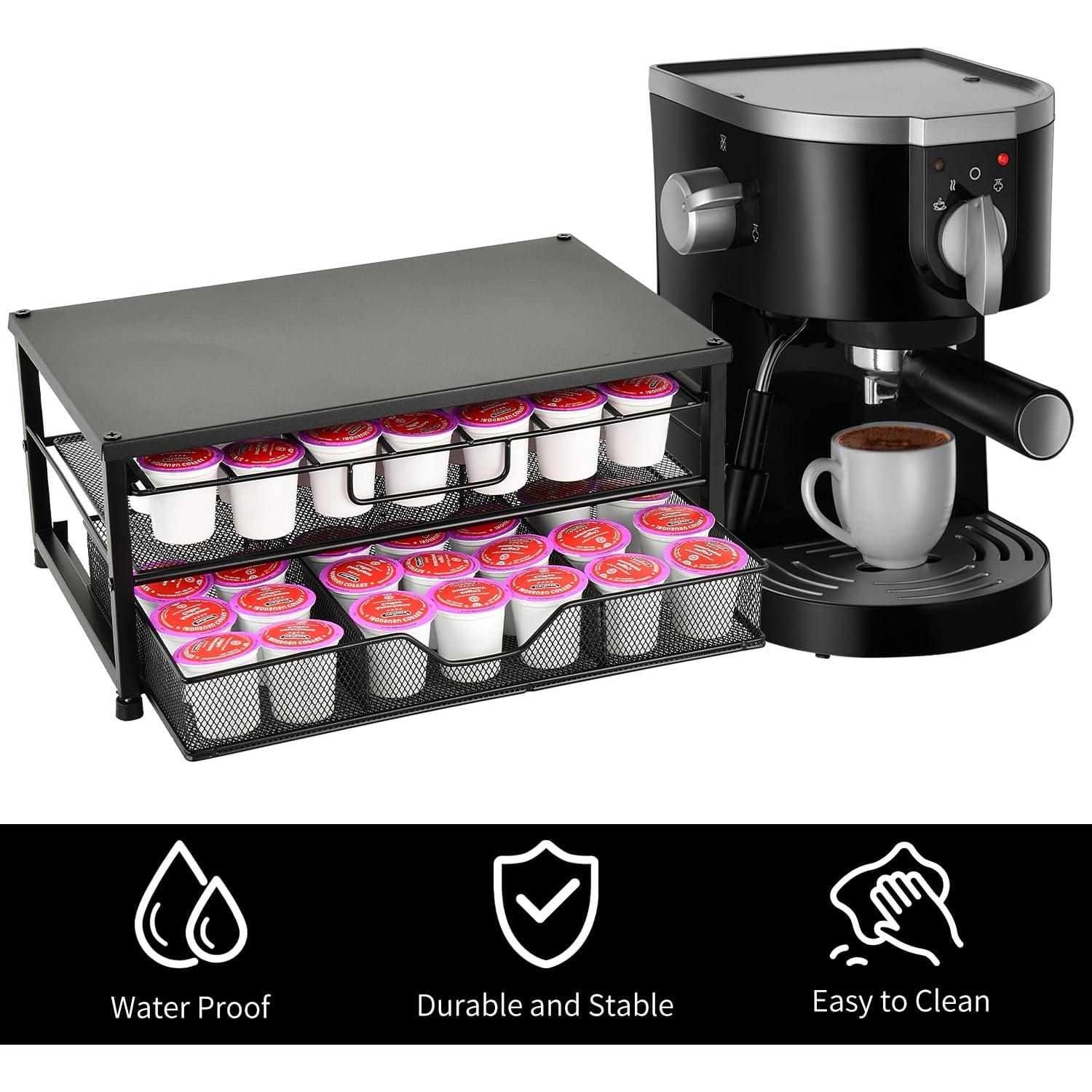Organizador de K Cup Spacrea - Soporte para 80 cápsulas de café