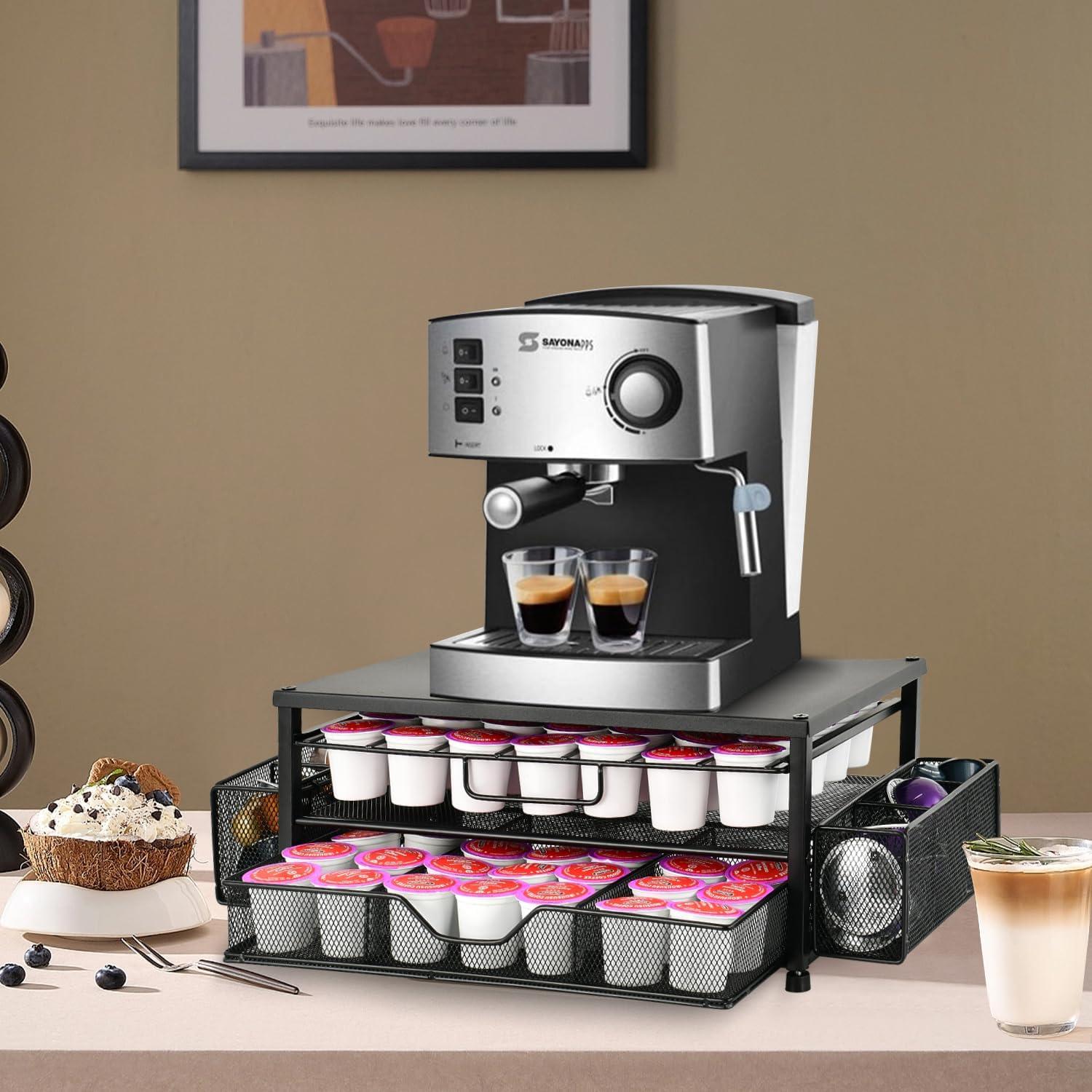 Organizador de K Cup Spacrea - Soporte para 80 cápsulas de café